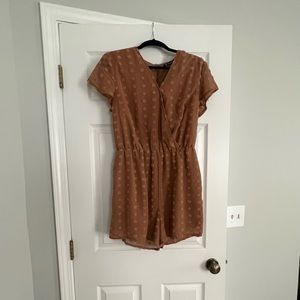 Size L brown romper